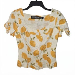 Code Mode Citrus Print Blouse